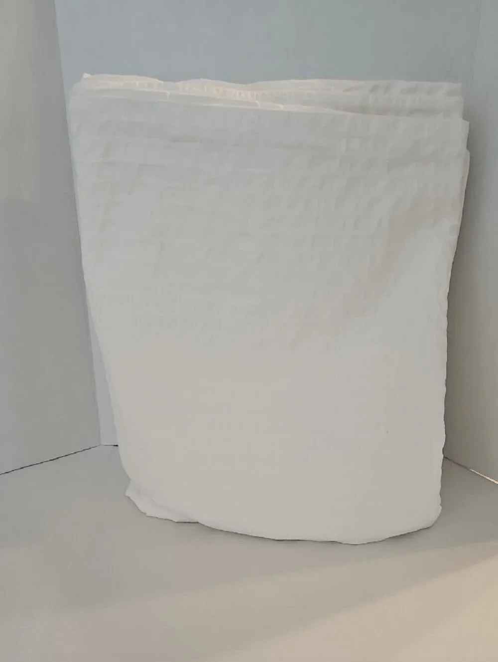 IKEA Ofelia Vass White Cotton Snap Closure King Duvet Standard/Queen Pillow Sham